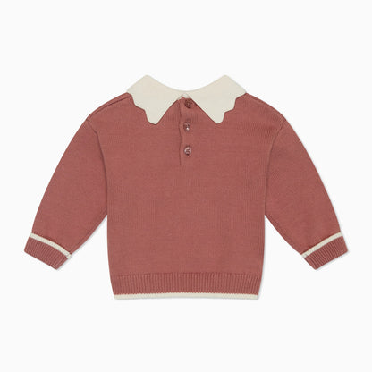 Collared Knitted Jumper