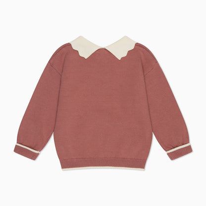 Collared Knitted Jumper