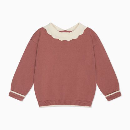 Collared Knitted Jumper