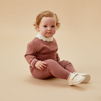 Collared Knitted Jumper