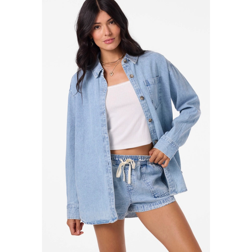 ONEILL - SEVIE SHACKET DENIM TOP | Drifter
