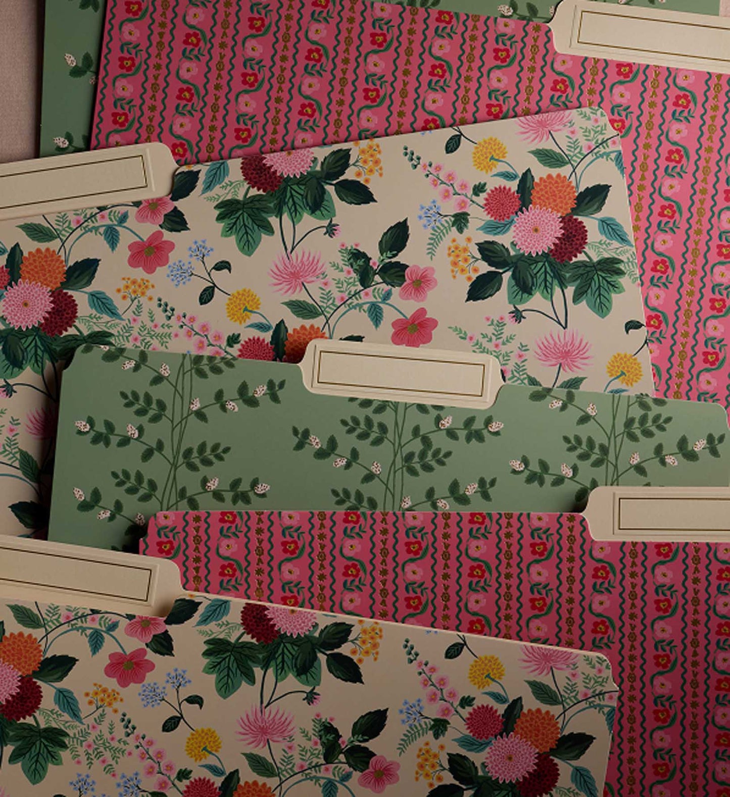 Assorted File Folders - Dahlia