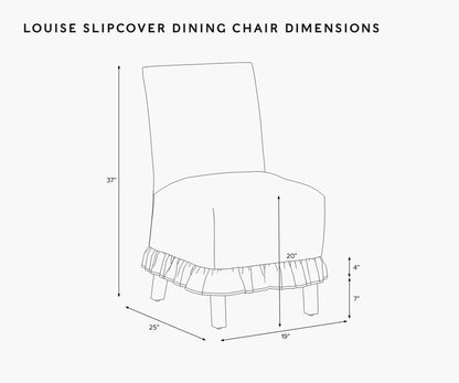 Louise Slipcover Dining Chair - Willowberry