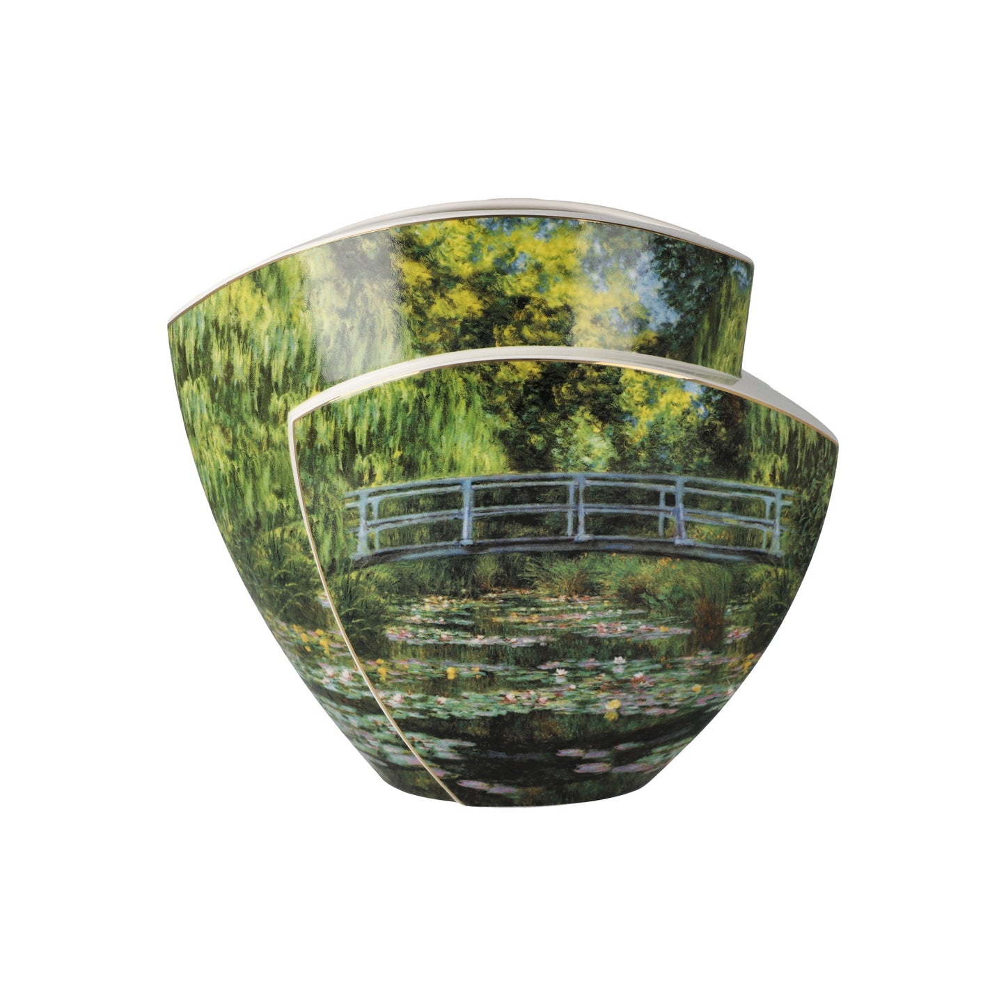 Goebel Japanese Bridge Vase Claude Monet 20 cm