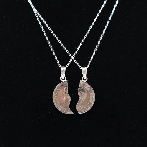 Goviers Split Sixpence Pair 1970