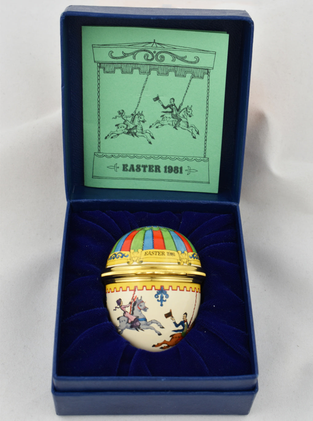Halcyon Days 1981 Easter Egg The Carousel