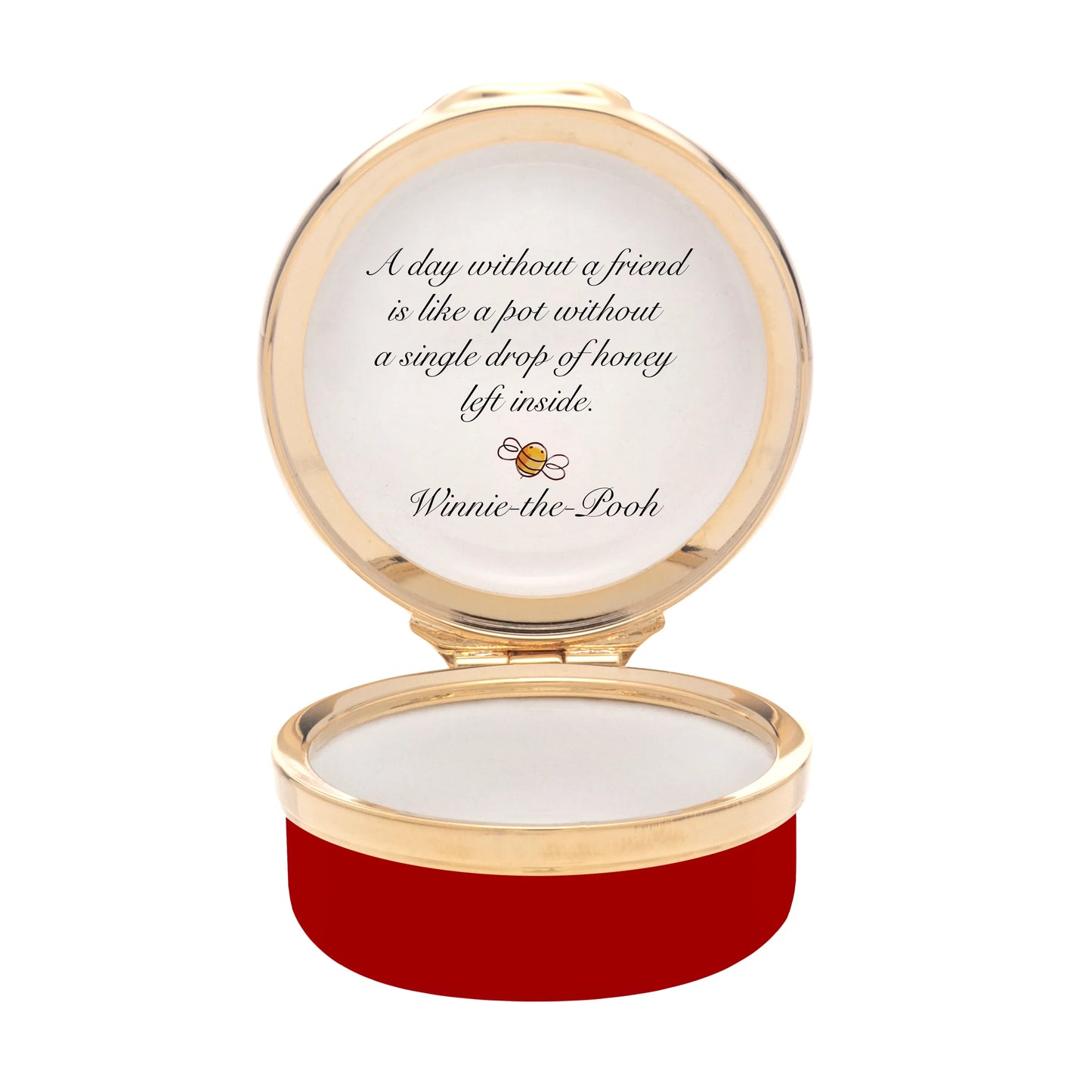 Halcyon Days Winnie-the-Pooh "Without My Honey" Enamel Box