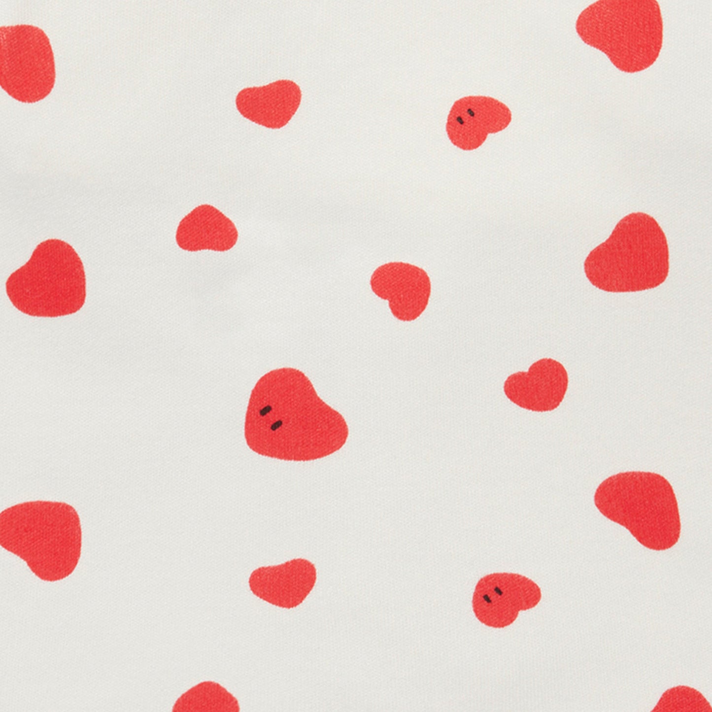 Hearts Clever Zip Sleepsuit