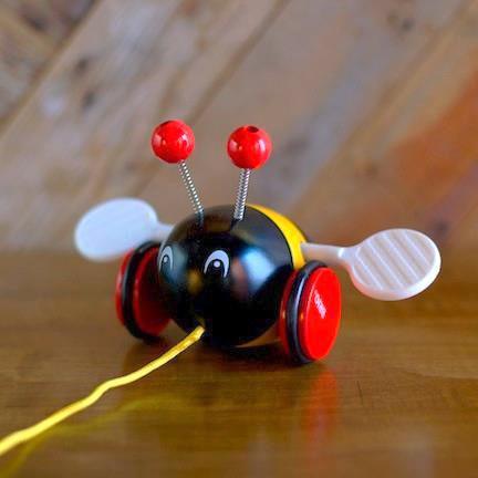 Bumble Bee Pull Along Toy