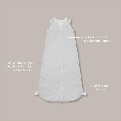 Floral Ribbed Front Opening Sleeping Bag 1.5 TOG