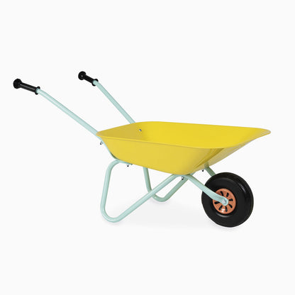 Janod Metal Wheelbarrow - Happy Garden