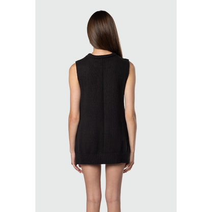 TEAMLTD - KNIT TANK | Black