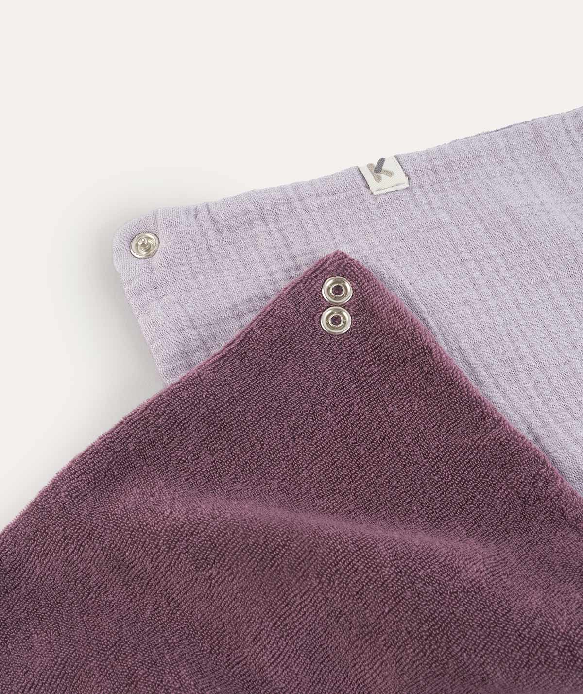 KIDLY by MORI Bandana Double Layer Bib 2-Pack