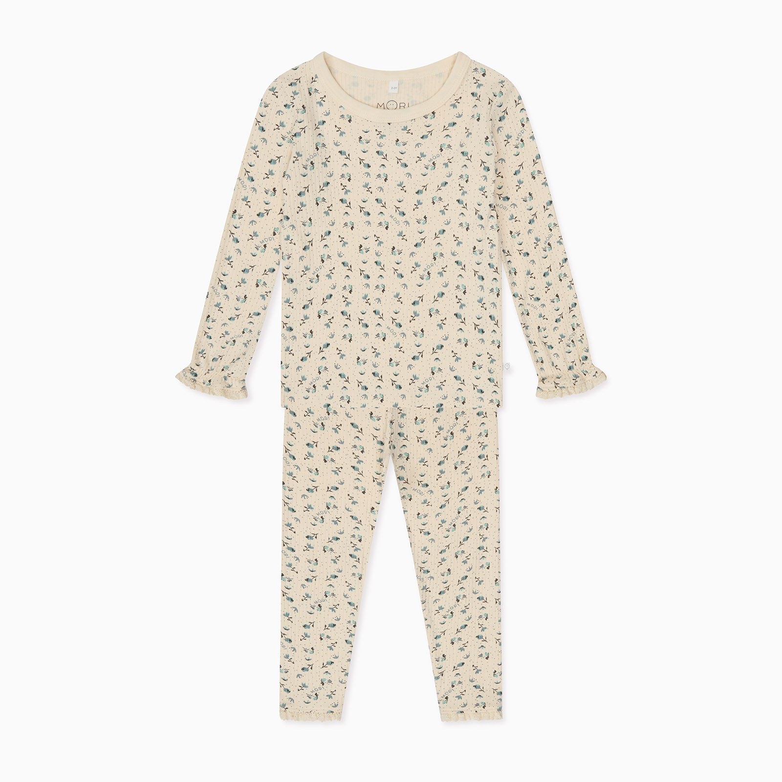 Floral Ribbed Pyjamas