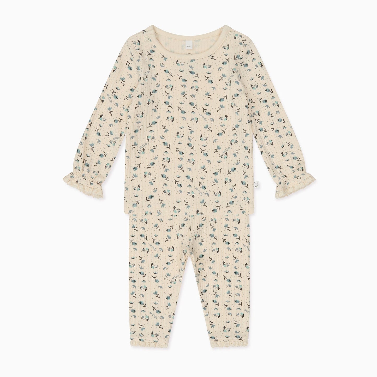 Floral Ribbed Pyjamas