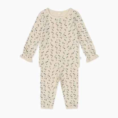 Floral Ribbed Pyjamas