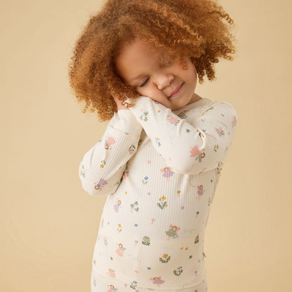 Fairy Garden Ribbed Pyjamas