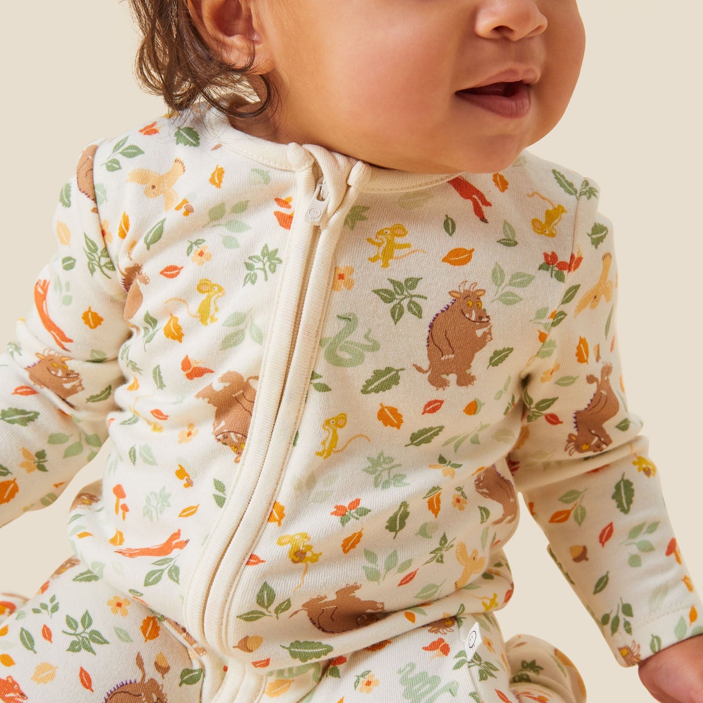 Gruffalo Woodland Clever Zip Sleepsuit