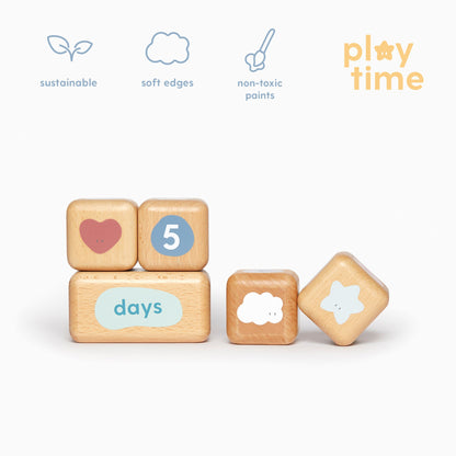Baby Milestone & Clever Zip Sleepsuit Gift Set