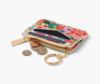 Key Ring Card Case - Garden Party