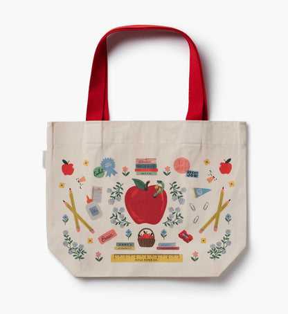 East West Canvas Tote Bag - Schoolhouse