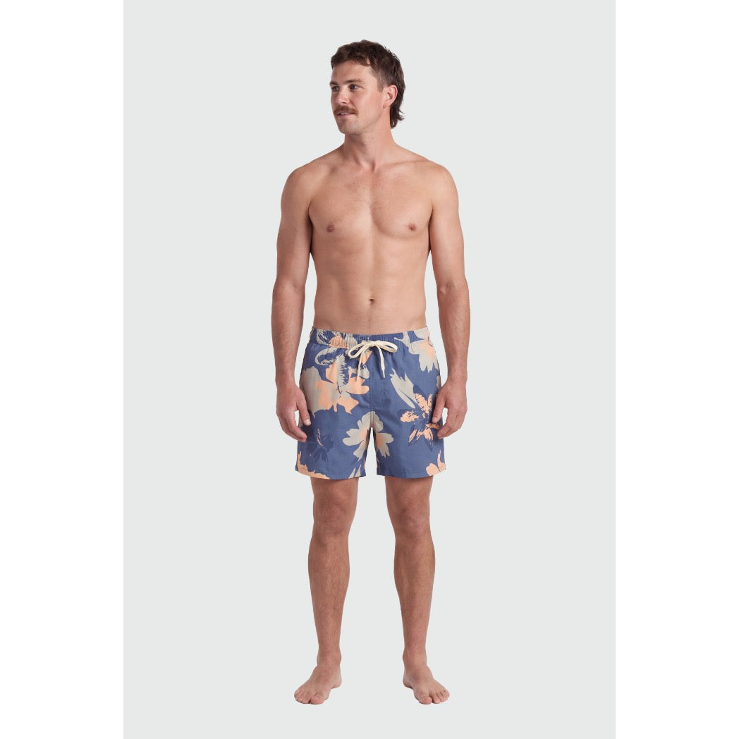 TEAMLTD - CLASSIC 6" SWIM SHORTS | Blue Hibiscus
