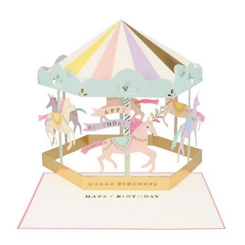 Carousel Stand-Up Card
