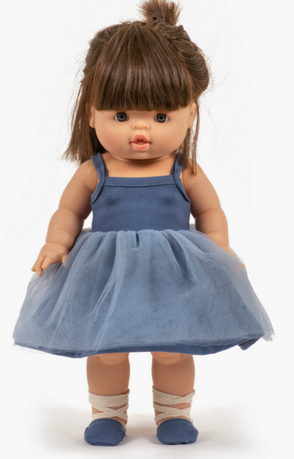 Blue Ballet Shoes -34cm/13.5in dolls