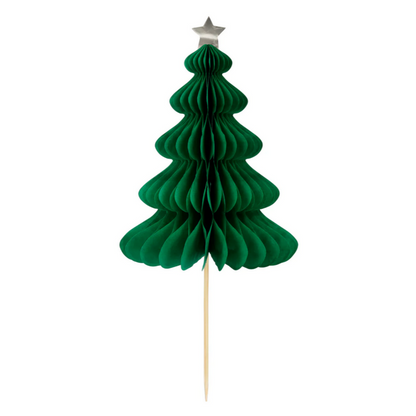 Christmas Honeycomb Cake Topper Set (10pk)