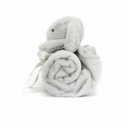 Bashful Silver Bunny Blankie