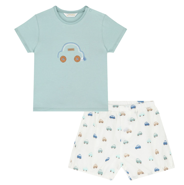 2 Pc Embroidered Car Set | Mayoral