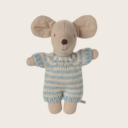 Baby mouse in carry cot - Blue