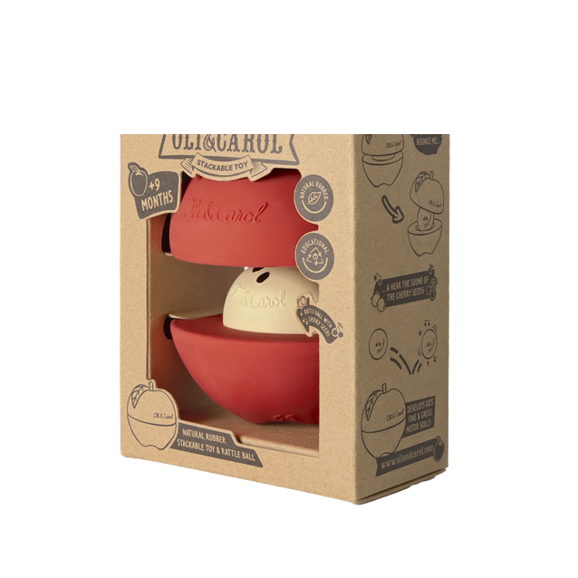 Apple Stacking Toy & Rattle Ball