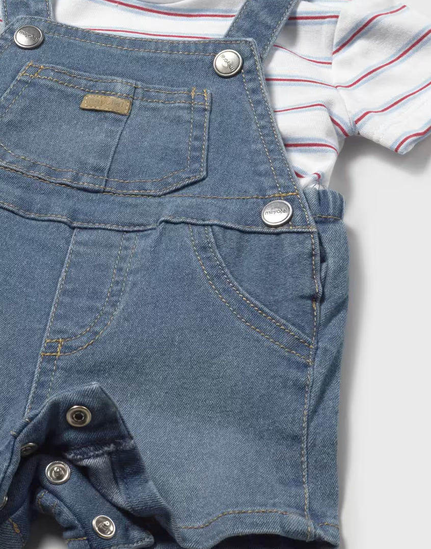 2pc Overalls and Tee Set | Mayoral