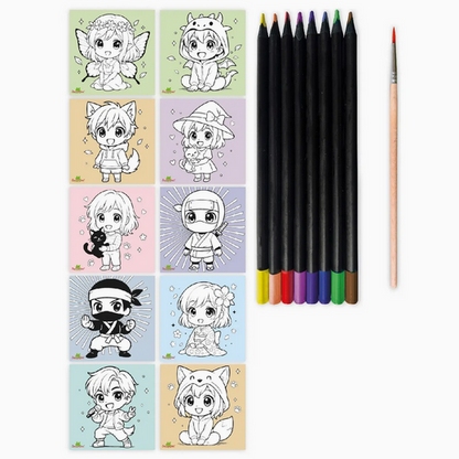 Artissimo -S Manga Workshop Watercolor Pencils Chibi