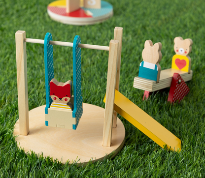 At the Park Wooden Play Set