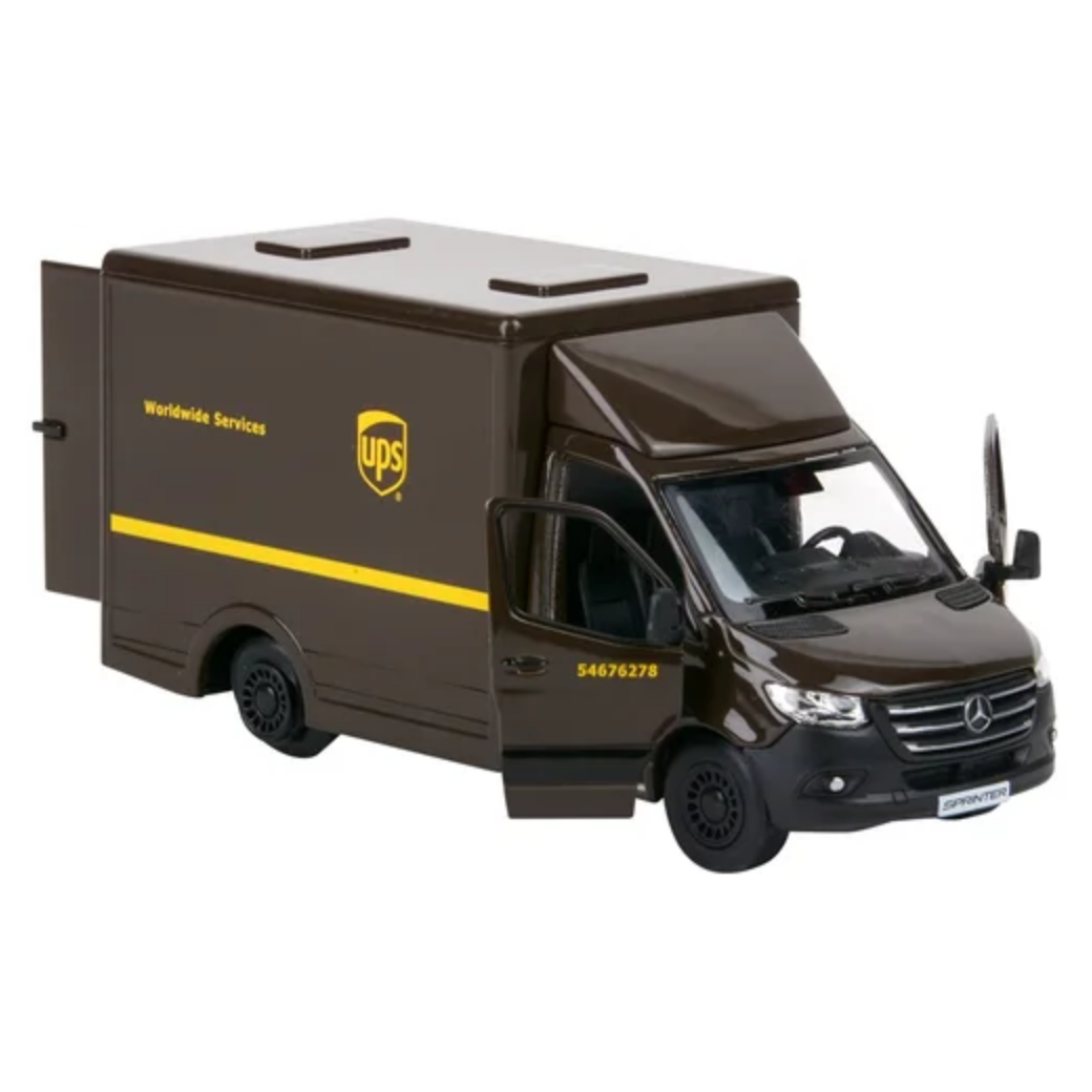 5" Die-Cast UPS Mercedes-Benz Sprinter Box Truck