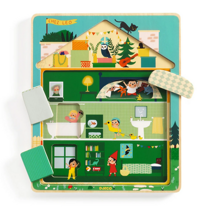 Chez Leo Wooden Puzzle