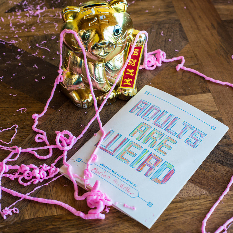ADULTS ARE WEIRD -Journal with Writing & Drawing Prompts