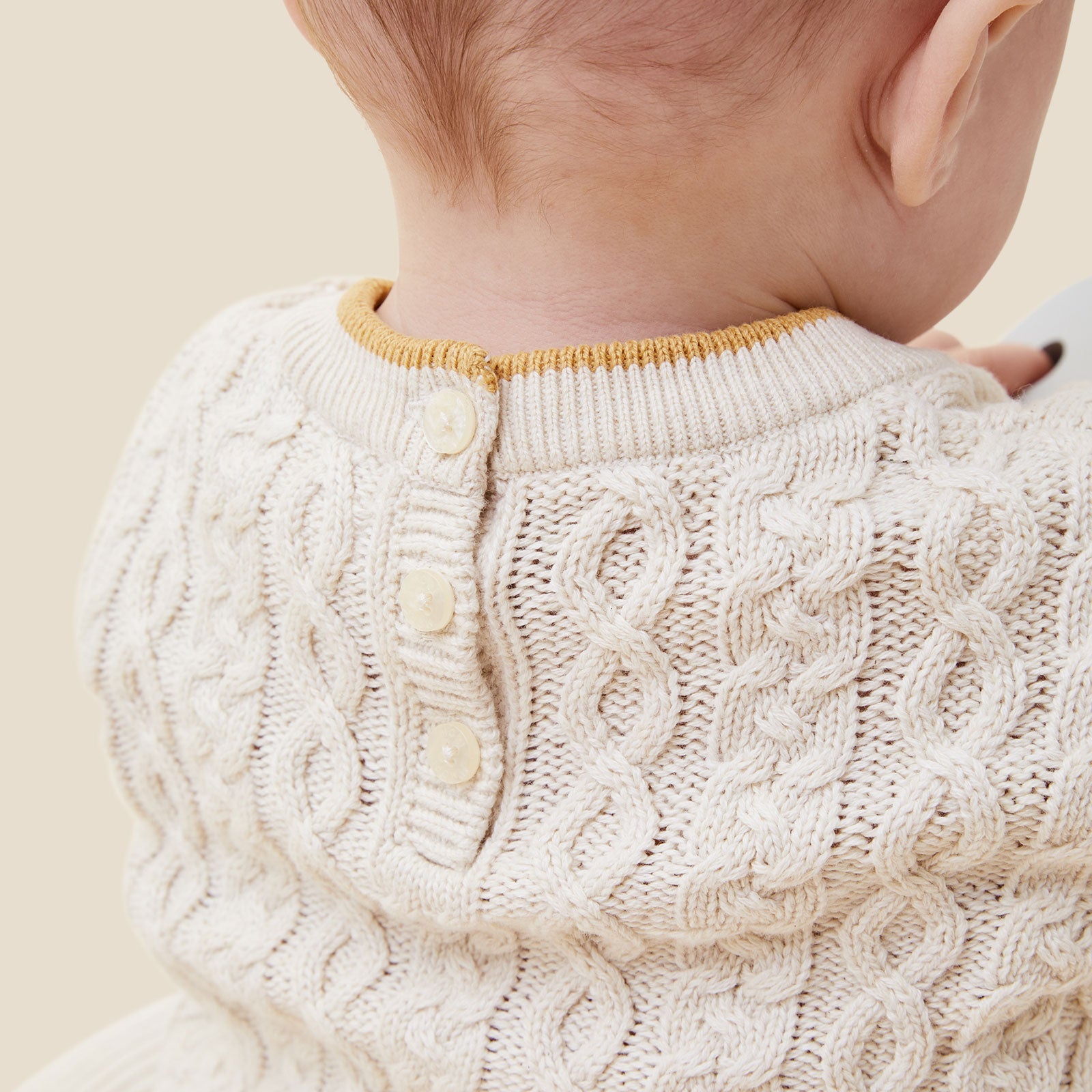 Cable Knit Tipped Jumper