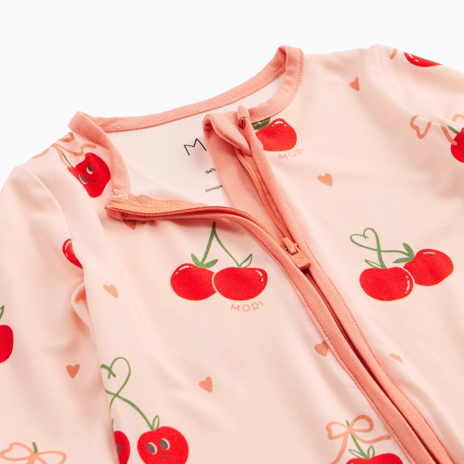 Berry Cherry Clever Zip Sleepsuit