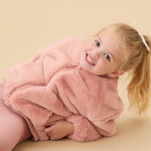 Faux Fur Bomber Jacket