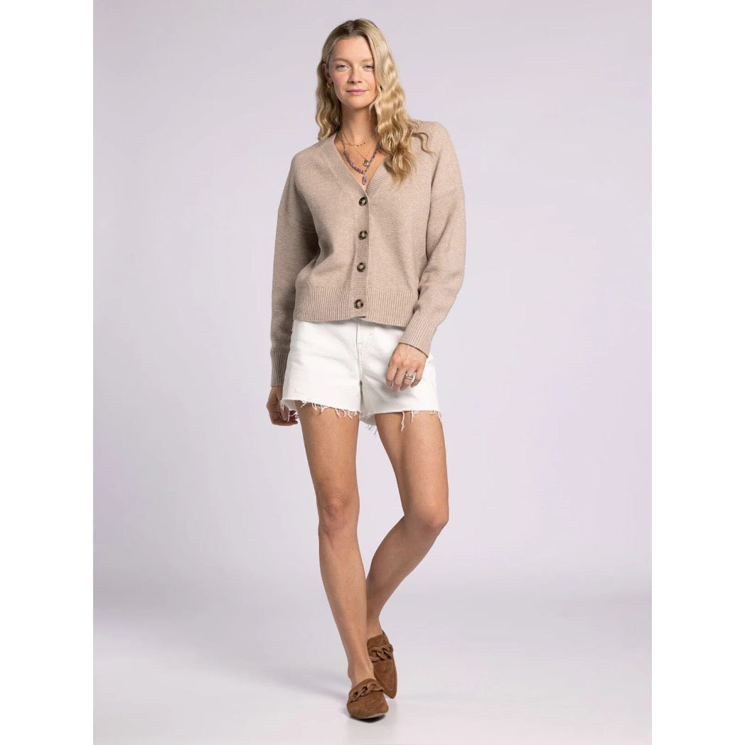 THREAD & SUPPLY - ADLEY CARDIGAN | HEATHER TAUPE