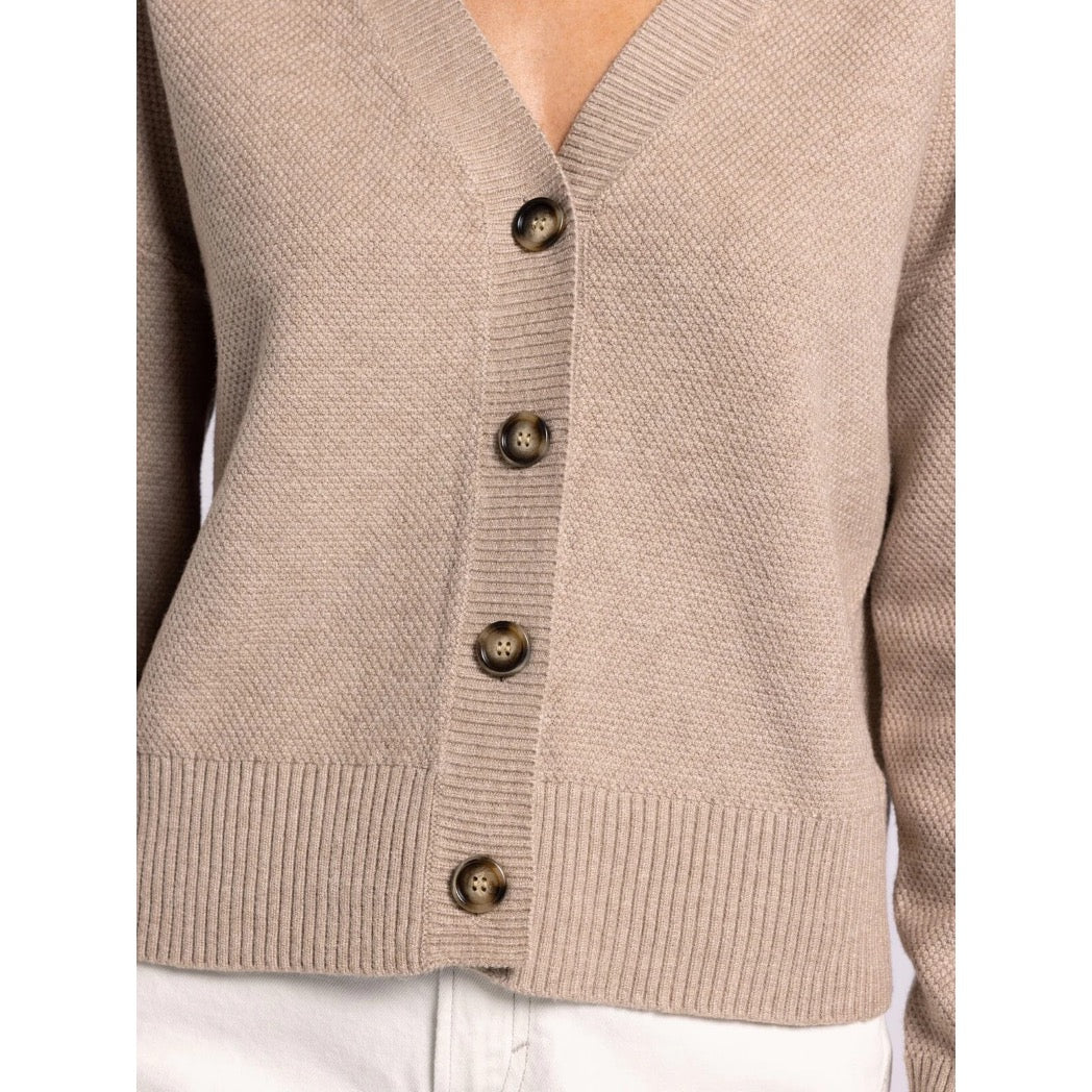 THREAD & SUPPLY - ADLEY CARDIGAN | HEATHER TAUPE