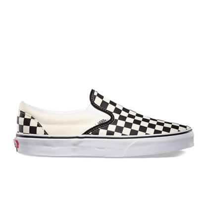 VANS - CLASSIC SLIP-ON CHECKERBOARD | BLACK/WHITE