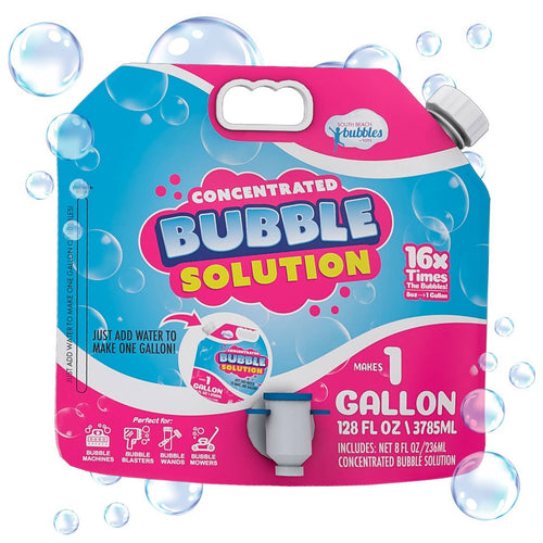 Bubble Solution Refill with Dispenser (Makes 64oz/ 1 Gallon)