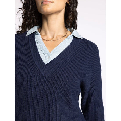 THREAD & SUPPLY - CORNELIA SWEATER | BLUE NIGHTS