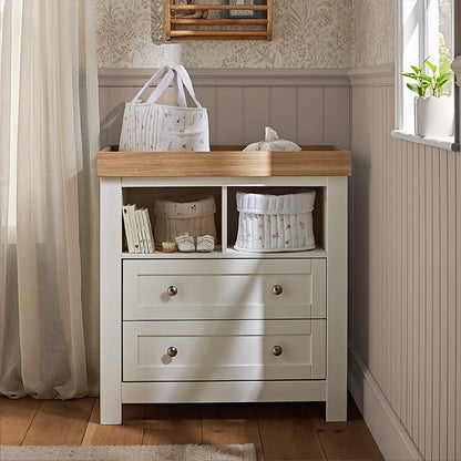 CuddleCo Burford Dresser Changer - White/Oak