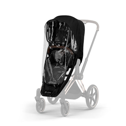 CYBEX PRIAM Pushchair & Fold Cot - Comfort - Sepia Black/Rose Gold
