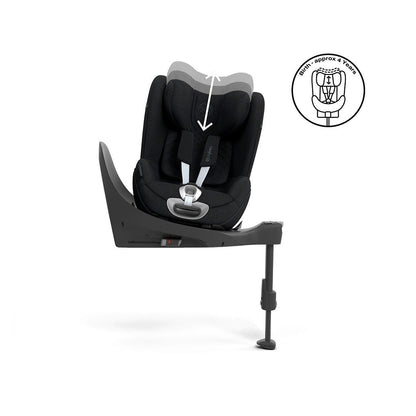 CYBEX Sirona T i-Size Plus Car Seat - Sepia Black